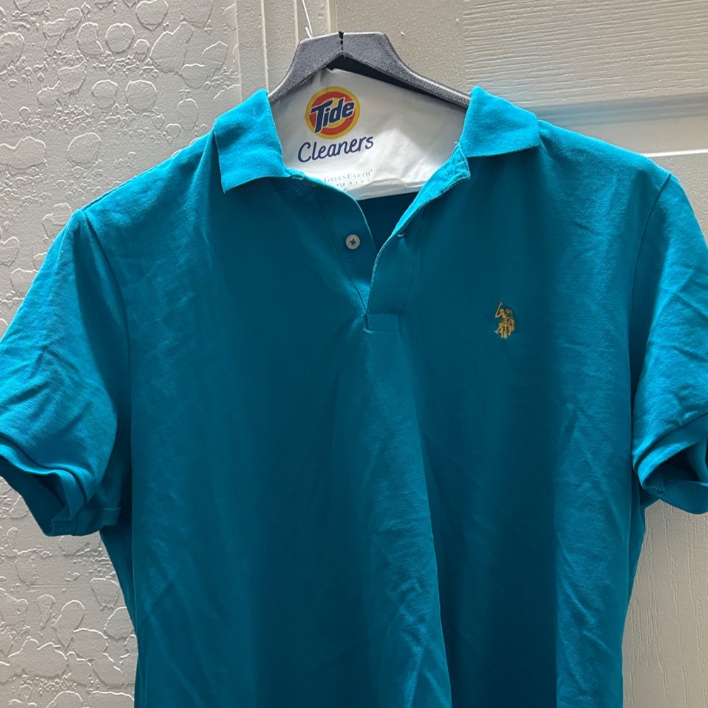 U.S. Polo Assn. Turquoise Polo Shirt